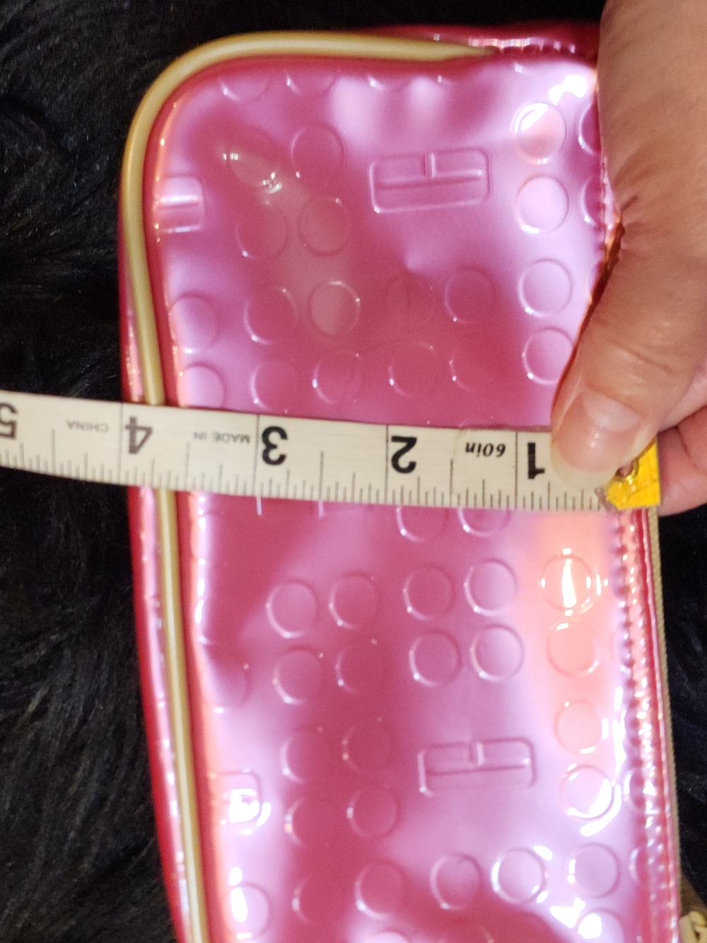 Clinique Hot Pink Cosmetic Pouch Set with Card Case - Picture 11 of 16